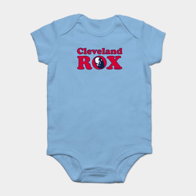 The Cleveland Rox Baby Bodysuit by 7071